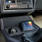 Ash Tray Panel with Holley EFI 3.5" Screen Mount for 1979 - 1986 Ford Mustang