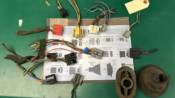 87-93 ford Mustang Electrical Connectors and Gromets OEM (American Wire Harness)