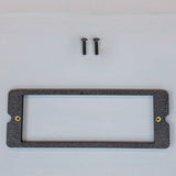 Radio Delete Panel with Holley EFI 3.5" Screen Mount for 1979 - 1986 Ford Mustang