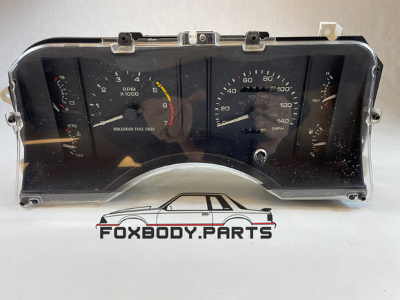 90-93 Ford Mustang Instrument Cluster 140 MPH OEM