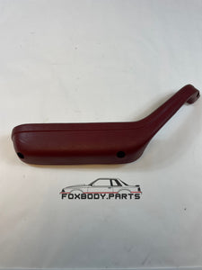 83-84 Ford Mustang Front Door Arm Rest LH OEM (RED)