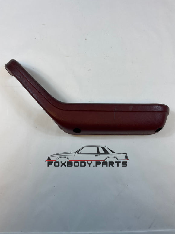 83-84 Ford Mustang Front Door Arm Rest RH OEM (RED)