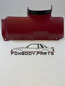 90-93 Ford Mustang Dash, Lower Panel Steering Column Cover OEM (Scarlet)