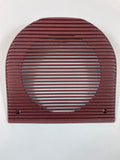 83 Ford Mustang Door Speaker Cover Convertible OEM (Scarlet)