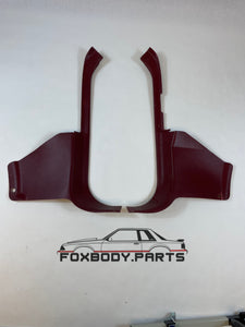 83-86 Ford Mustang Kick Panel Convertible Set OEM (Scarlet)