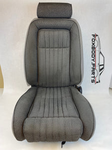 90-93 Ford Mustang Drivers Seat Sport (Titanium Tweed) OEM