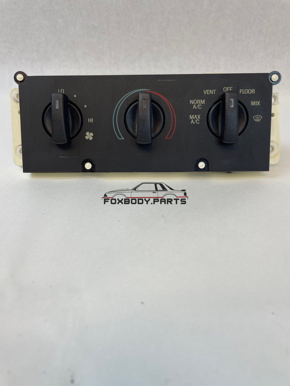 90-93 Ford Mustang Dash Heat AC Control OEM