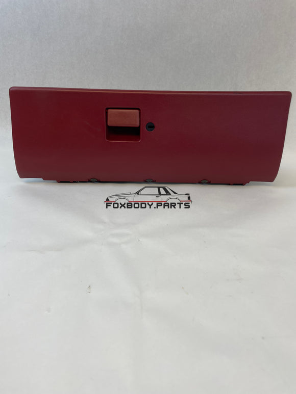 87-93 Ford Mustang Glove Compartment (Scarlet) OEM