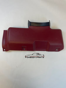 90-93 Ford Mustang Dash, Lower panel Steering Column Cover (Scarlet) OEM