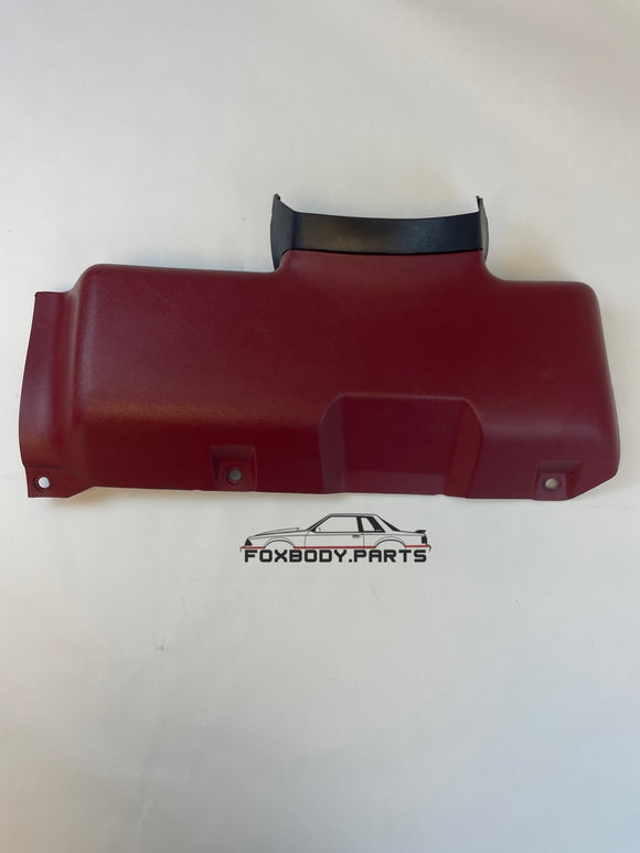 90-93 Ford Mustang Dash, Lower panel Steering Column Cover (Scarlet) OEM