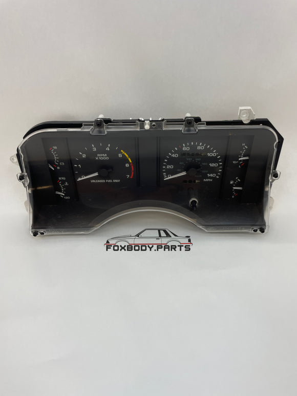 90-93 Ford Mustang Instrument Cluster 140 MPH OEM