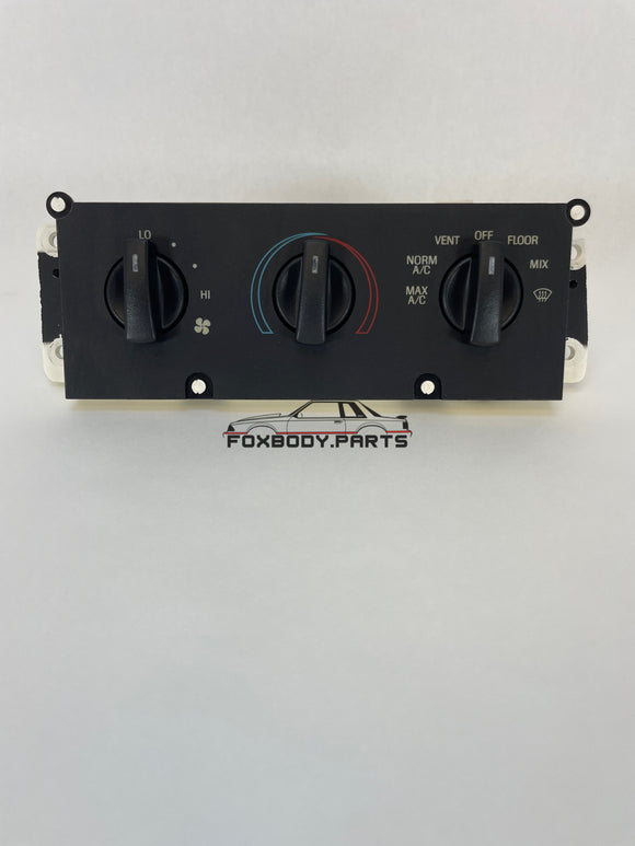 90-93 Ford Mustang Dash Heat AC Control OEM