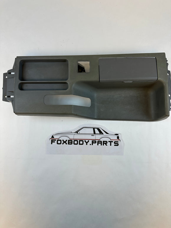 87-93 Ford Mustang Center Console with Ashtray Assembly Smoke Gray OEM