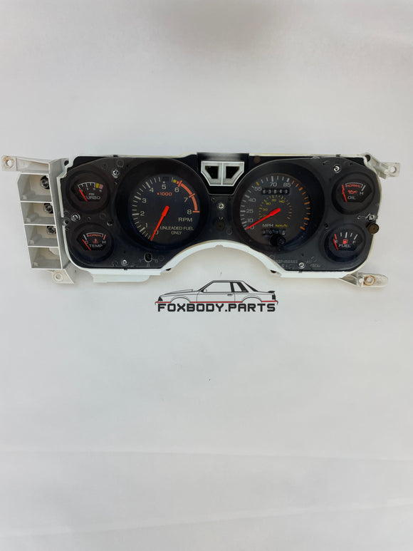 84-86 Ford Mustang SVO Instrument Gauge Cluster 85mph OEM