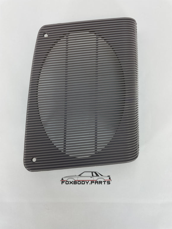 87-93 Ford Mustang Hatch Rear Speaker Cover OEM (Titanium) Right Hand