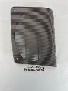 87-93 Ford Mustang Hatch Rear Speaker Cover OEM (Titanium) Left Hand
