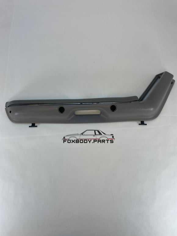 87-93 Ford Mustang Door Armrest LH Passenger Power Window (Titanium) OEM