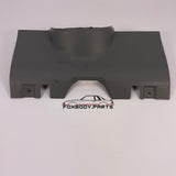 87-89 Ford Mustang Dash, Lower panel Steering Column Cover (Smoke Gray) OEM