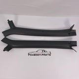 79-86 Ford Mustang T-TOP ONLY A-Pillar Trim Charcoal (Set) OEM
