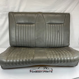 87-93 Ford Mustang Convertible Rear Seat (Leather Gray) OEM