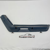 87-93 Ford Mustang Door Armrest RH Passenger MANUAL Window (Regatta Blue) OEM