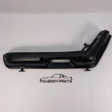 87-93 Ford Mustang Door Armrest LH Drivers MANUAL Window (Painted Black) OEM