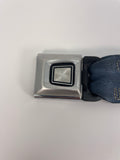 87-93 Ford Mustang Seatbelt Front Buckle Left OEM (Regatta Blue) (Driver)