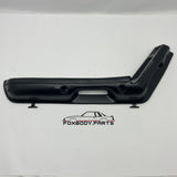 87-93 Ford Mustang Door Armrest LH Drivers MANUAL Window (Painted Black) OEM