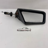 79-86 Ford Mustang Side View Mirror Manual Remote (Right, Passenger) OEM
