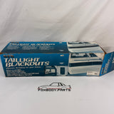 83-86 Ford Mustang GTS Taillight Blackouts NOS