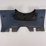 87-89 Ford Mustang Dash, Lower panel Steering Column Cover (Regatta Blue) OEM