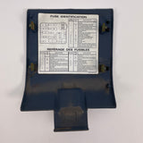 87-89 Ford Mustang Fuse Block Dash Cover (Regatta Blue) OEM