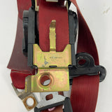 87-93 Ford Mustang Seatbelt Front Retractor Left  OEM (Scarlet) (Drivers)