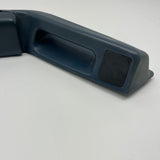 87-93 Ford Mustang Door Armrest RH Passenger MANUAL Window (Regatta Blue) OEM