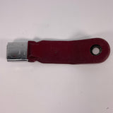 87-93 Ford Mustang Seatbelt Front Buckle Right OEM (Scarlet) (Passenger)