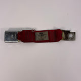 87-93 Ford Mustang Seatbelt Rear Buckle Left OEM (Scarlet) (Driver)