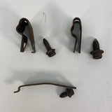 87-93 Ford Mustang Fuel Line Mounting Brackets 5.0 OEM (Passenger wheel well)