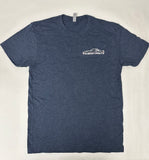 Mens Short Sleeve T-Shirt Heather Blue