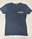 Womens Short Sleeve T-Shirt Heather Blue